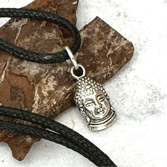 5 For $25💫Small Silver Buddha Zen Pendant Necklace - Picture 4 of 6